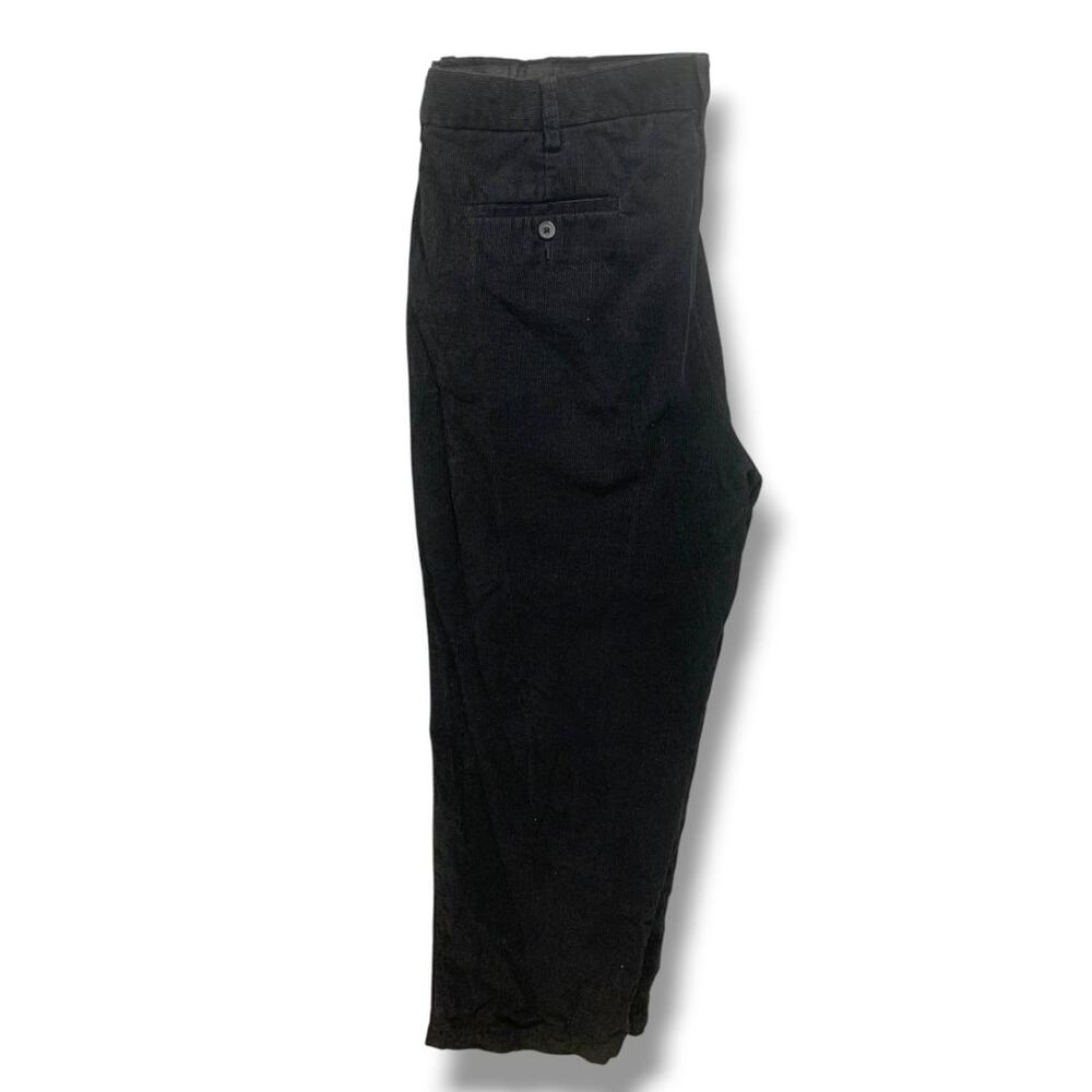 40 x 30 Croft & Barrow Mens Black Corduroy Pants Cotton